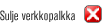 Sulje verkkopalkka